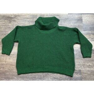 ModCloth Cowl Neck Sweater Long Sleeve Green Women’s Size 3X
